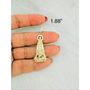 ❤️ 10k Gold pendant Virgin of charity - Virgen de la caridad dije en Oro